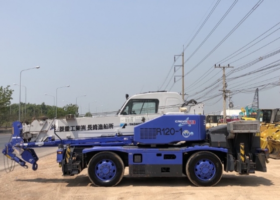ขายรถเครน TADANO GR120N-2 (ขนาด 12 ตัน) ปี 2008 นำเข้าเองจากญี่ปุ่น สภาพสวยพร้อมใช้ มีVDOการทำงานครั