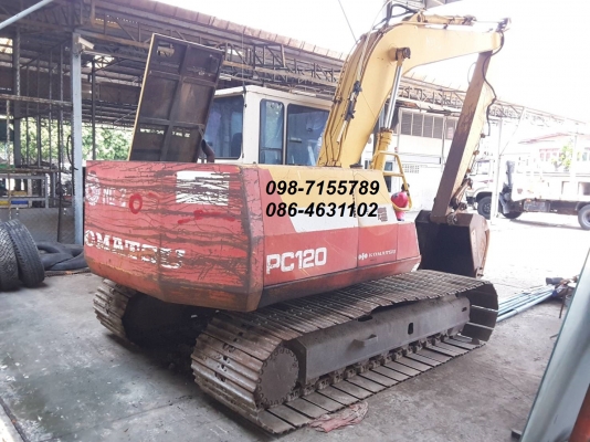 ขาย!! >>> Komatsu Pc120 รุ่น 5 รถสวย สภาพพร้อมใช้งาน คอนโทรนสั้น <<< เบอร์ติดต่อ 098-7155789 086-4631102