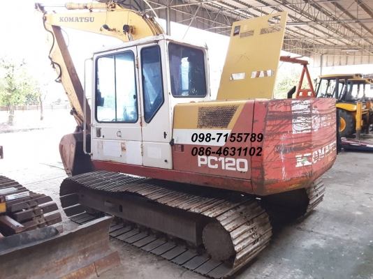 ขาย!! >>> Komatsu Pc120 รุ่น 5 รถสวย สภาพพร้อมใช้งาน คอนโทรนสั้น <<< เบอร์ติดต่อ 098-7155789 086-4631102