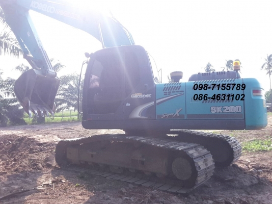 ขาย!! >>> Kobelco Sk200Mark8SuperX รถสวยเดิม ผ่านงานเบา มีวีดีโอให้ชม <<< เบอร์ติดต่อ 098-7155789 086-4631102