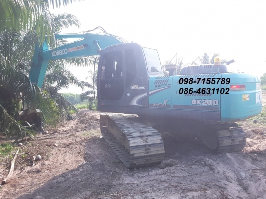 ขาย!! >>> Kobelco Sk200Mark8SuperX รถสวยเดิม ผ่านงานเบา มีวีดีโอให้ชม <<< เบอร์ติดต่อ 098-7155789 086-4631102