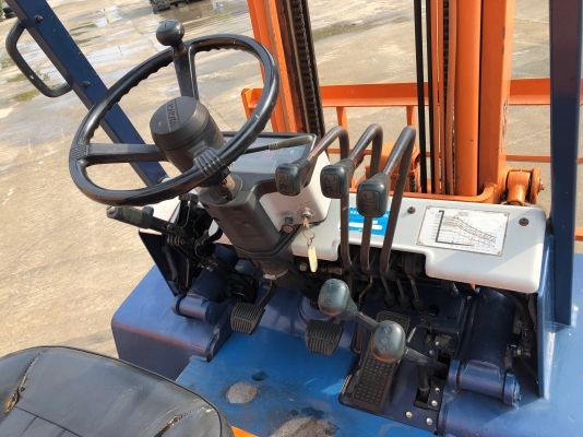 Toyota 5FD25 งาฮิ๊ง เสา4เมตร ขนาดยก2.5ตัน เครื่องยนตร์ดีเซล นำเข้าจากญี่ปุ่น