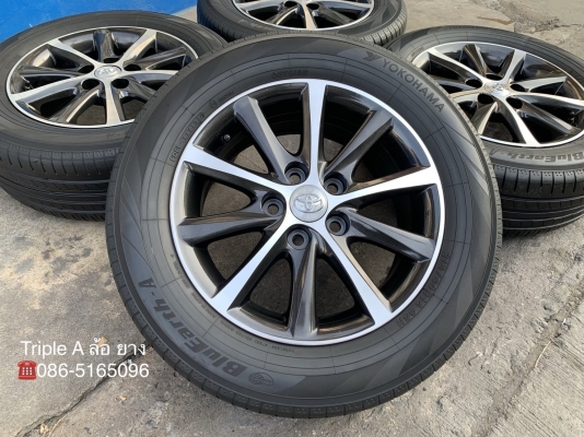 ล้อแม็ก 5รุ114 Toyota Camry Hibrid ขอบ 16 สีเทาหน้าเงา พร้อมยาง 215-60-16 Yokohama ปี 16 แม็กสวย ดอกยางหนา ล้อแม็ก 5รุ114 Toyota Camry Hibrid ขอบ 16 สีเทาหน้าเงา พร้อมยาง 215-60-16 Yokohama ปี 16 แม็กสวย ดอกยางหนา