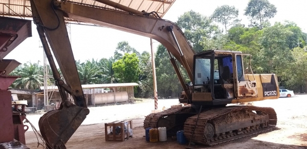 ขายแบคโอKOMATSU PC200-5 ช่วงล่างเต็มไฟตัดเอกสารอินวอยราคา 500,000