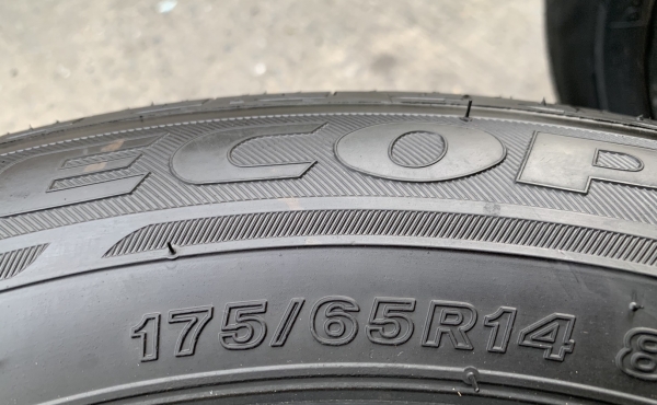 ยางป้ายแดง 175-65-14 Bridgestone รถออกปี 19