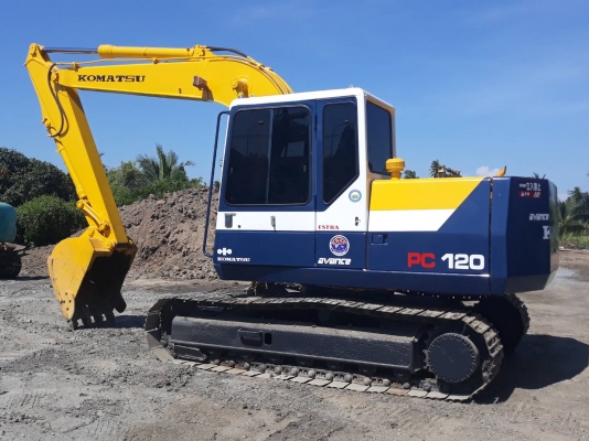 Komatsu PC120-5 ตัวเดินใหญ่ ไฟฟ้าตัด เครื่องดี ปั๊มแรง บูมสวยไม่มีร้าว เอว เฟรมใช้ได้ โซ่สวย ใบแทร็ก 50 cm มีแอร์ เอกสารซื้อขาย