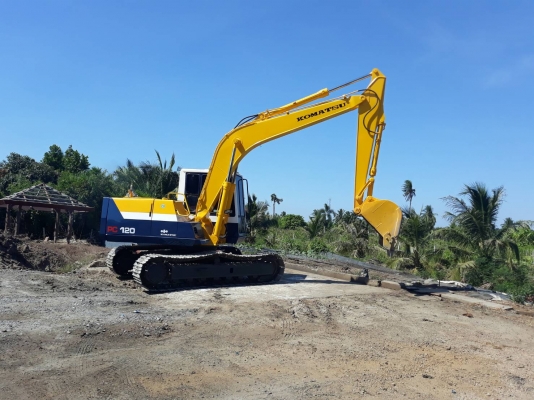 Komatsu PC120-5 ตัวเดินใหญ่ ไฟฟ้าตัด เครื่องดี ปั๊มแรง บูมสวยไม่มีร้าว เอว เฟรมใช้ได้ โซ่สวย ใบแทร็ก 50 cm มีแอร์ เอกสารซื้อขาย