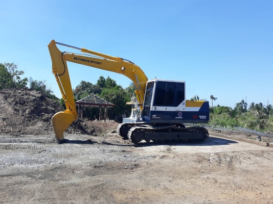 Komatsu PC120-5 ตัวเดินใหญ่ ไฟฟ้าตัด เครื่องดี ปั๊มแรง บูมสวยไม่มีร้าว เอว เฟรมใช้ได้ โซ่สวย ใบแทร็ก 50 cm มีแอร์ เอกสารซื้อขาย