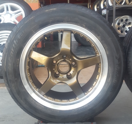 ล้อมือ2 ขอบ17 5รู114 กว้าง8 ยาง225/65/17 4 ล้อ ล้อมือ2 ขอบ17 5รู114 กว้าง8 ยาง225/65/17 4 ล้อ