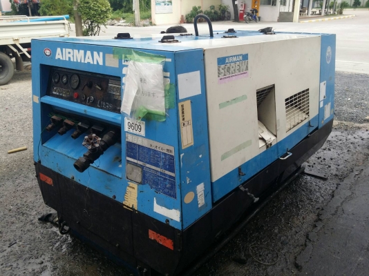 ขาย เครื่องปั๊มลม AIRMAN PDS 265 S เครื่อง Isuzu 4 BD พร้อมใช้งาน สนใจ 0909527888 โจ้