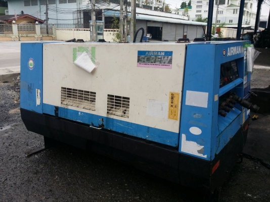 ขาย เครื่องปั๊มลม AIRMAN PDS 265 S เครื่อง Isuzu 4 BD พร้อมใช้งาน สนใจ 0909527888 โจ้