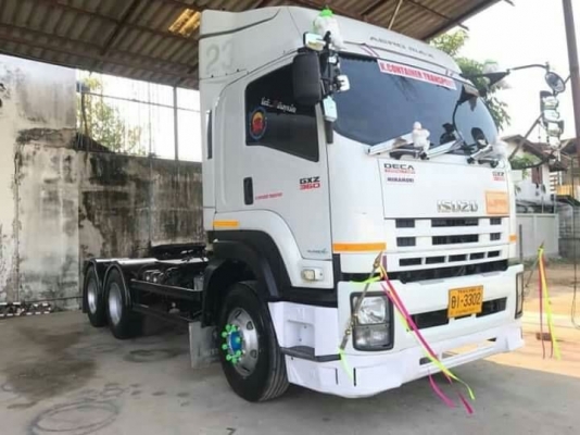 ขายค่ะ หัวลาก ISUZU GXZ 360 แรงม้า ปี56???? ✅รถใช้งานมือเดียว เครื่องเดิม เกียร์เดิม ✅ภายในสวย แอร์เ
