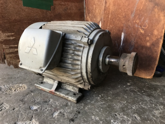 ขายมอเตอร์ไฟฟ้า Mitsubishi 15HP. 380V 1450rpm. สภาพสวยเดิมๆ หมุนนิ่ม พร้อมใช้งาน