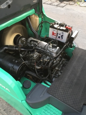 ขายรถยกโฟร์คลิฟท์ยี่ห้อ MITSUBISHI 3 ตัน เสาสูง 6 เมตร