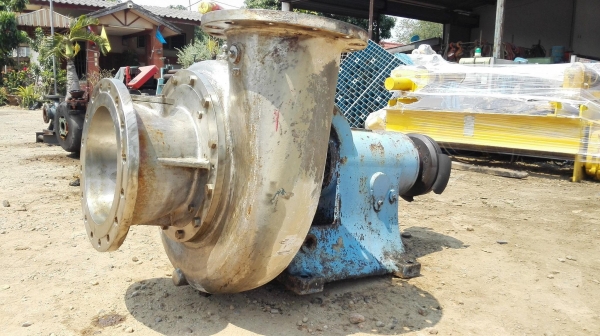 หัวปั้มน้ำหอยโข่งสเตนเลสญี่ปุ่น OTORI PUMP JAPAN หน้า 12&rdquo;- 10&rdquo; ใช้กับมอเตอร์ 100 HP สภาพสวยหมุนนิ่มพร้อมใช้