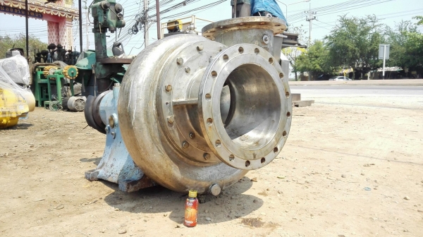 หัวปั้มน้ำหอยโข่งสเตนเลสญี่ปุ่น OTORI PUMP JAPAN หน้า 12&rdquo;- 10&rdquo; ใช้กับมอเตอร์ 100 HP สภาพสวยหมุนนิ่มพร้อมใช้