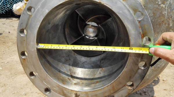 หัวปั้มน้ำหอยโข่งสเตนเลสญี่ปุ่น OTORI PUMP JAPAN หน้า 12&rdquo;- 10&rdquo; ใช้กับมอเตอร์ 100 HP สภาพสวยหมุนนิ่มพร้อมใช้