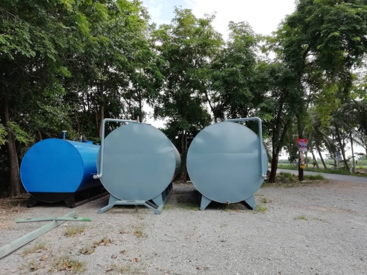 ขายถังน้ำมันใหม่ขนาด 30,000 ลิตร เหล็กหนา 4 มม.ผลิตเอง ราคาใบละ 110,000 บาท  ถังใหม่ผลิตเอง  ไม่ต้องกลัวผนังภายในผุเหมื่อนถังเก่า