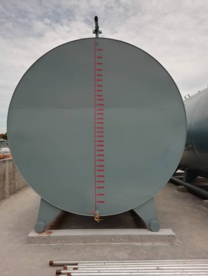 ขายถังน้ำมันใหม่ขนาด 30,000 ลิตร เหล็กหนา 4 มม.ผลิตเอง ราคาใบละ 110,000 บาท  ถังใหม่ผลิตเอง  ไม่ต้องกลัวผนังภายในผุเหมื่อนถังเก่า