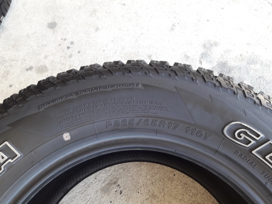ยาง265/65/17 ปี17  YOKOHAMA GEOLANDAR AT  4 เส้น
