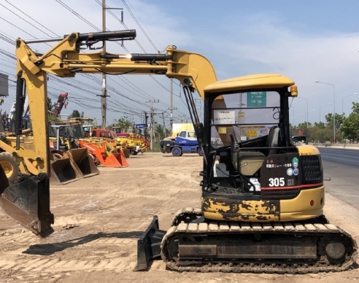 ขายรถขุด CAT 305SR คอนโทรลสั้น ปั๊มนิ้ว นำเข้าเองจากญี่ปุ่น สภาพสวยพร้อมใช้ มีVDOการทำงานครับ