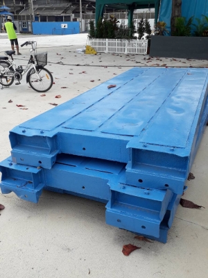 เครื่องชั่งน้ำหนักความยาว สามารถชั่งรถ 18 ล้อ ได้ สภาพดีมาก ทำสีเรียบร้อยแล้ว