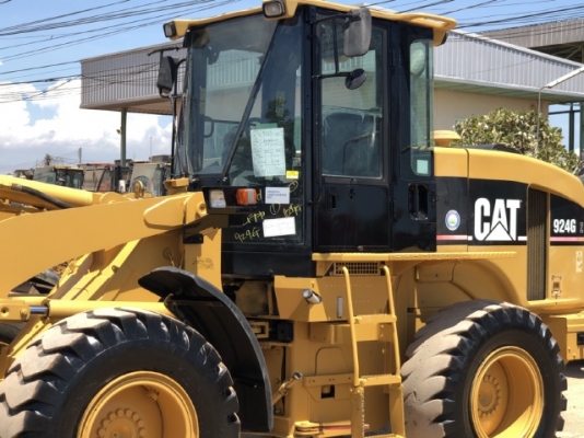 ขายรถตักล้อยาง CAT 924G นำเข้าเองจากญี่ปุ่น สภาพสวยพร้อมใช้ มีVDOการทำงานครับ