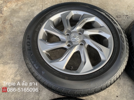ล้อแม็ก Toyota New Vios ขอบ 15 พร้อมยางใหม่ 185-60-15 Dunlop ปี 19 ล้อแม็ก Toyota New Vios ขอบ 15 พร้อมยางใหม่ 185-60-15 Dunlop ปี 19