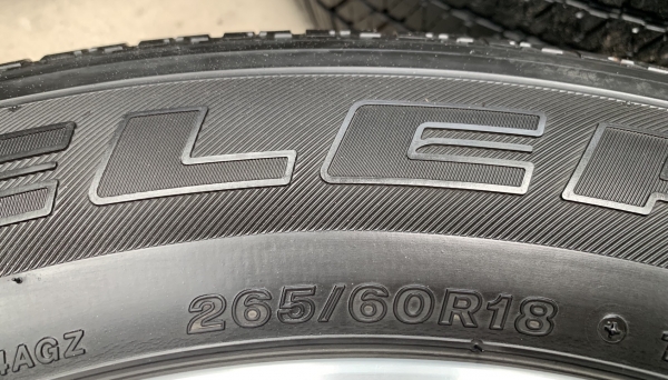 ล้อแม็ก Toyota New Fortuner ขอบ 18 พร้อมยาง 265-60-18 Bridgestone ปี 16 ดอกยางหนา ล้อแม็ก Toyota New Fortuner ขอบ 18 พร้อมยาง 265-60-18 Bridgestone ปี 16 ดอกยางหนา