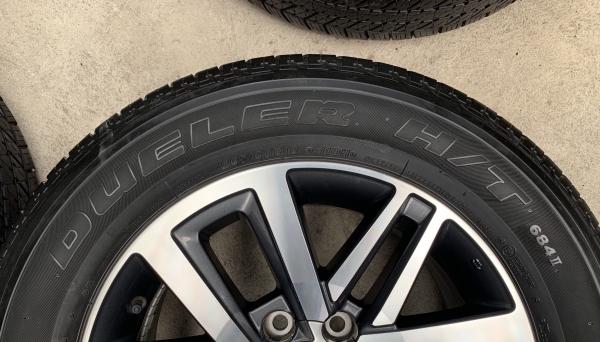 ล้อแม็ก Toyota New Fortuner ขอบ 18 พร้อมยาง 265-60-18 Bridgestone ปี 16 ดอกยางหนา ล้อแม็ก Toyota New Fortuner ขอบ 18 พร้อมยาง 265-60-18 Bridgestone ปี 16 ดอกยางหนา