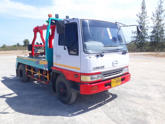 Hino 6 ล้อ Fc4j 145 แรง (รถยกเฉพาะกิจ) เบรคจิฟฟี่ พวงมาลัยพาวเวอร์ มีวินพร้อมต่อระบบต่อลากจูง ยางดี 