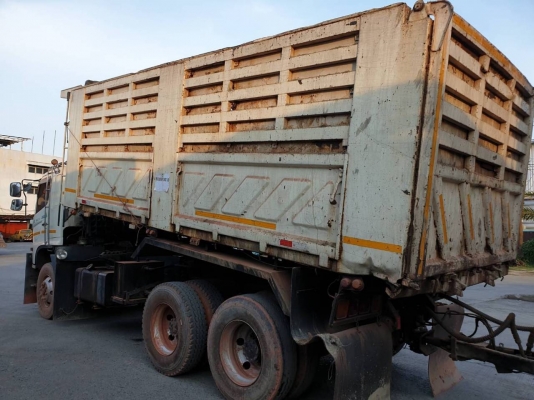ขายรถพ่วง 22 ล้อ 2 เพลา แม่+ลูก HINO ซีรี้ 344 ปี.55 ปรายปี ราคา.2,420,000 กระบะเหล็กดั้ม อู่.สามมิต
