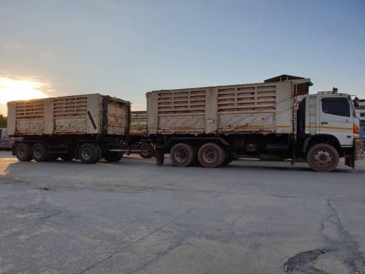 ขายรถพ่วง 22 ล้อ 2 เพลา แม่+ลูก HINO ซีรี้ 344 ปี.55 ปรายปี ราคา.2,420,000 กระบะเหล็กดั้ม อู่.สามมิต ขายรถพ่วง 22 ล้อ 2 เพลา แม่+ลูก HINO ซีรี้ 344 ปี.55 ปรายปี ราคา.2,420,000 กระบะเหล็กดั้ม อู่.สามมิต