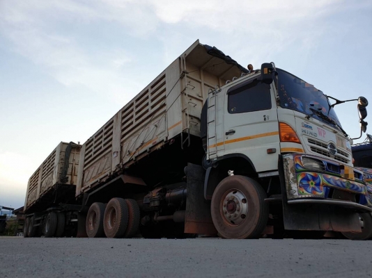 ขายรถพ่วง 22 ล้อ 2 เพลา แม่+ลูก HINO ซีรี้ 344 ปี.55 ปรายปี ราคา.2,420,000 กระบะเหล็กดั้ม อู่.สามมิต ขายรถพ่วง 22 ล้อ 2 เพลา แม่+ลูก HINO ซีรี้ 344 ปี.55 ปรายปี ราคา.2,420,000 กระบะเหล็กดั้ม อู่.สามมิต