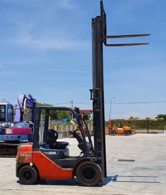 รถฟอร์คลิฟท์ขนาด 2.5 ตัน ยีห้อ TOYOTA 8FD25 เครื่องยนต์ดีเซล1DZ//2 เกียร์ออโตเมติก เสายกสูง 4 เมตร ยกหนักได้ 2500 กิโลกรัม งายาว 1.50 เมตร ยางตัน 4 ล้อ ✅ รถฟอร์คลิฟท์มือสองญี่ปุ่นพร้อมใช้งาน รถฟอร์คลิฟท์ขนาด 2.5 ตัน ยีห้อ TOYOTA 8FD25 เครื่องยนต์ดีเซล1DZ//2 เกียร์ออโตเมติก เสายกสูง 4 เมตร ยกหนักได้ 2500 กิโลกรัม งายาว 1.50 เมตร ยางตัน 4 ล้อ ✅ รถฟอร์คลิฟท์มือสองญี่ปุ่นพร้อมใช้งาน