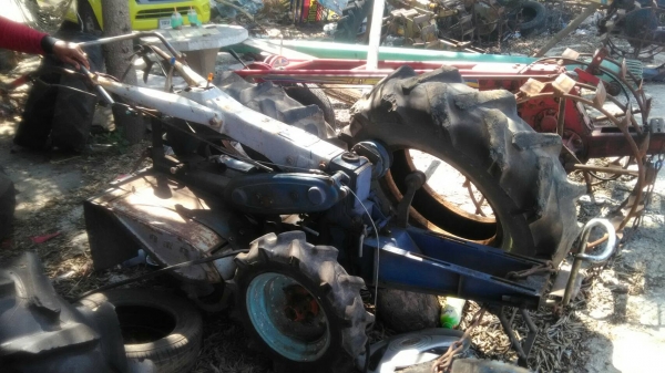 โครงรถเดินตามพรวนดิน