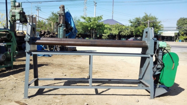เครื่องม้วนเหล็กแผ่นประกอบใหม่ ขนาดหน้ากว้าง 5 ฟุต เพลาตันยาว 165 cm โต 3” ม้วนหนา 3 mm ระบบไฟ เครื่องม้วนเหล็กแผ่นประกอบใหม่ ขนาดหน้ากว้าง 5 ฟุต เพลาตันยาว 165 cm โต 3” ม้วนหนา 3 mm ระบบไฟ
