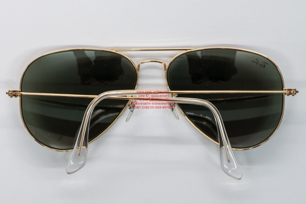 แว่นกันแดด RAYBAN กรอบทอง RB3025 AVIATOR LARGE METAL L0205 58#14 3N ของแท้ สภาพใหม่ ส่งฟรี แว่นกันแดด RAYBAN กรอบทอง RB3025 AVIATOR LARGE METAL L0205 58#14 3N ของแท้ สภาพใหม่ ส่งฟรี