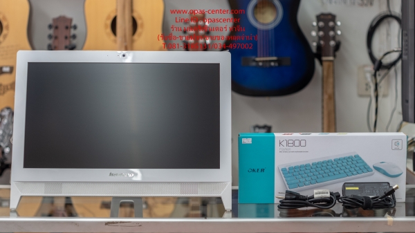 คอมพ์ All in one Lenovo 19.5 นิ้ว CPU N3700 Ram 4GB HDD 1TB อุปกรณ์ครบ