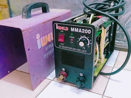 ตู้เชื่อม IWELD 200 สภาพดี ไฟแรง ระบบมอสเฟท 3 ชั้น
