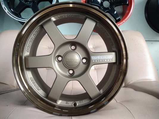 แม็กใหม่ te37 ขอบ 15 หยอดขาวสลักก้าน ราคา 7900 บาท