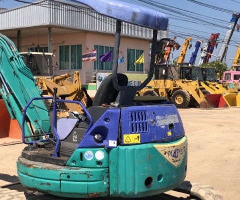 ขายรถขุด KOMATSU PC45MR-1 คอลโทรลสั้น ปั้มนิ้ว นำเข้าเองจากญี่ปุ่น สภาพสวยพร้อมใช้ มีVDOการทำงานครับ
