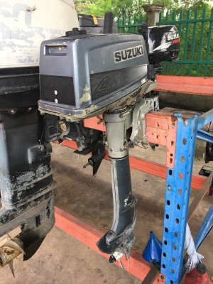 ขายเครื่อง suzuki 4 hp 2 จังหวะ เก่าญี่ปุ่น ตามรูป