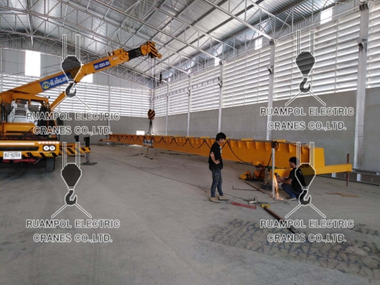 รับติดตั้ง เครนไฟฟ้าโรงงาน,รับติดตั้งเครนโรงงาน เครนสนาม เครนยกของ
