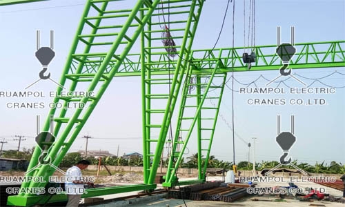 รับติดตั้ง เครนไฟฟ้าโรงงาน,รับติดตั้งเครนโรงงาน เครนสนาม เครนยกของ