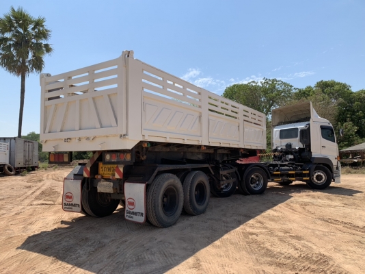 ขาย HINO VICTOR FM2P 380 แรงม้า ปี 59 พร้อมหางเซมิดั้มสามมิตรสองเพลา ปี 49 พร้อมแยกขายหัวหาง ราคาคุย