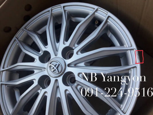 ล้อแม็ก Toyota Vios Exclusive ขอบ15