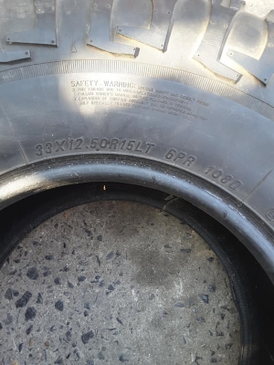 Maxxis Bighorn MT 33-12.5-15 ปี13 สภาพดี 1ชุด Maxxis Bighorn MT 33-12.5-15 ปี13 สภาพดี 1ชุด