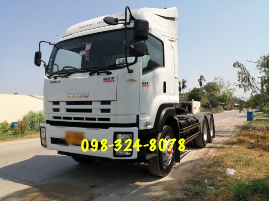 Isuzu GXZ 360 แรง ยูโร3 ปี 56 สิบล้อหัวลาก สองเพลา รถสวยเดิมบาง ยางเต็ม พร้อมใช้งาน ทะเบียนพร้อม
