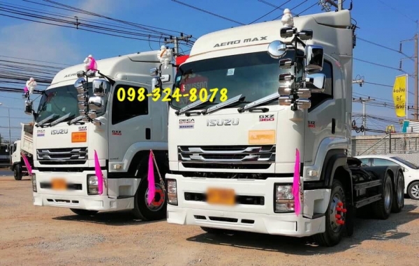 Isuzu GXZ 360 แรง ยูโร3 ปี 56 สิบล้อหัวลาก สองเพลา รถสวยเดิมบาง ยางเต็ม พร้อมใช้งาน ทะเบียนพร้อม